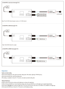 SKYDANCE 12-48VDC DALI controlador impermeable IP67 RGBW DALI PWM dimmer 4 canales 4CH * 5A - Product Image 4