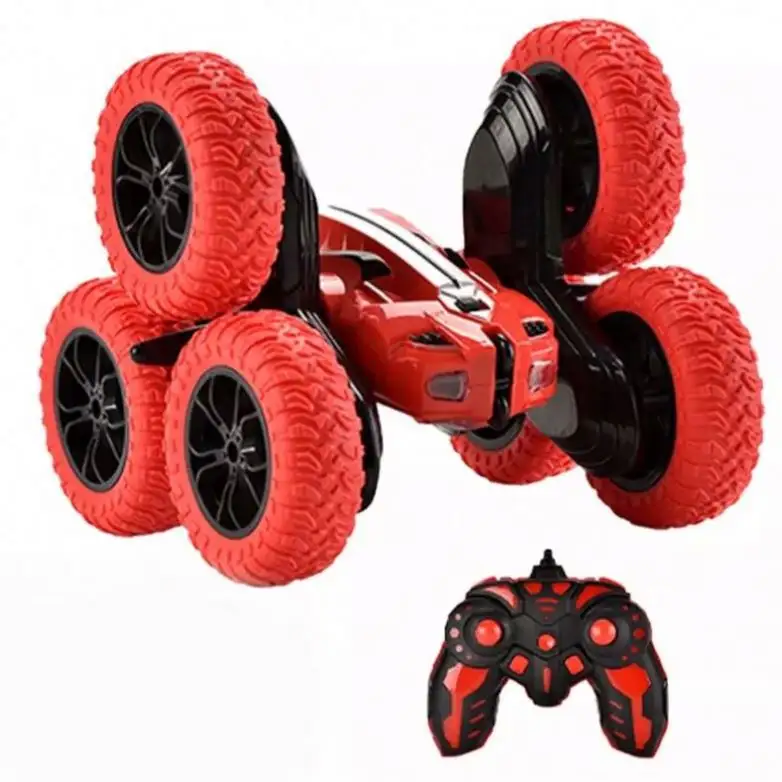 2023 हॉट सेलिंग अपग्रेडेड 4WD डबल साइडेड रोटेटिंग स्टंट कार 360 फ्लिप्स डायकास्ट खिलौना वाहन बच्चों के लिए रिमोट कंट्रोल खिलौने