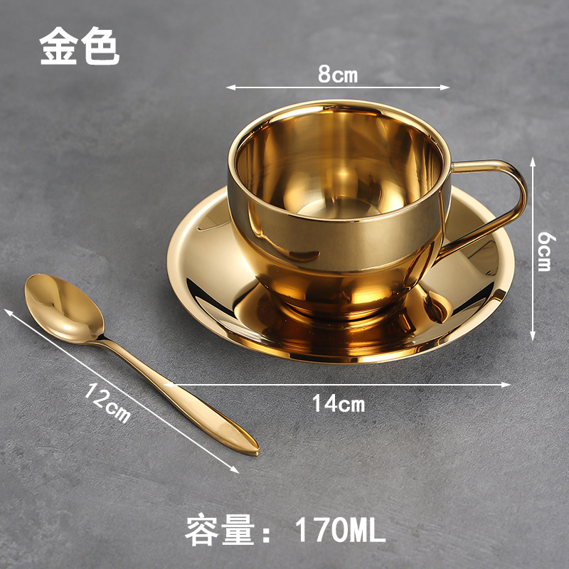 170ml Milan Coffee Cup (Gold)