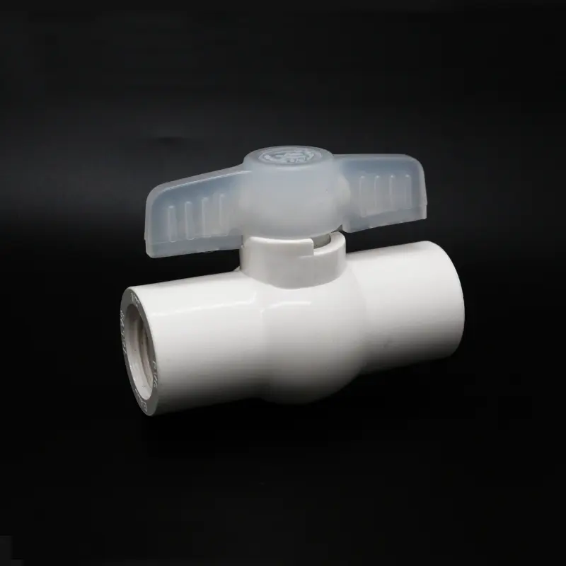 पानी के लिए पेशेवर प्लास्टिक pvc बॉल वाल्व नियंत्रण वाल्व पाइप फिटिंग