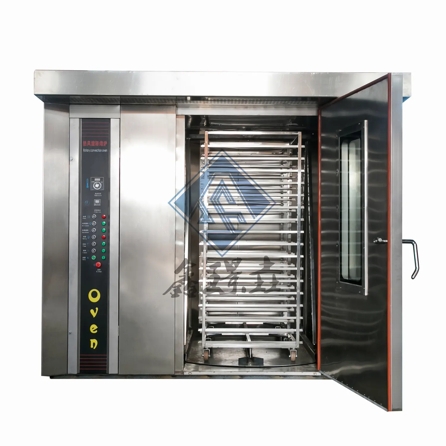 Horno rotativo profesional Industrial para pasteles, 16 bandejas de Gas, precio de fábrica