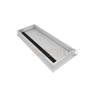 办公室工作站定制尺寸铝翻转线组织器盒桌面矩形电缆索环 - Product Image 6