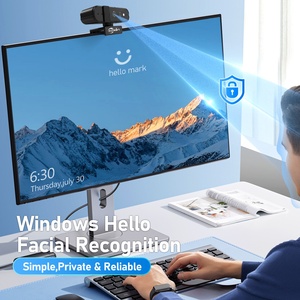 การจดจำใบหน้าปลดล็อก Win10/11การสนทนาทางวิดีโอมีการรับประกัน1ปีพื้นที่จัดเก็บระบบคลาวด์ Windows เว็บแคมกล้อง Hello MINI - Product Image 4