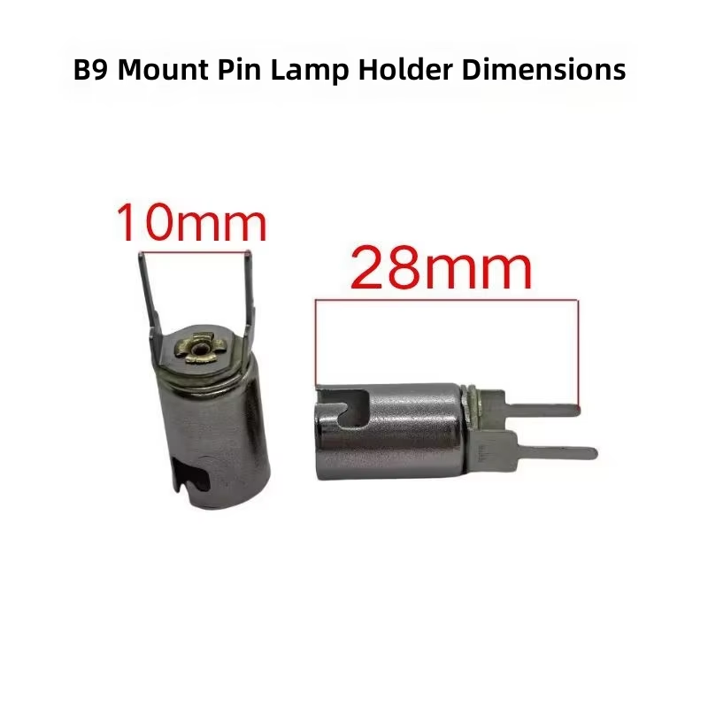 B9 bayonet pin lamp holder