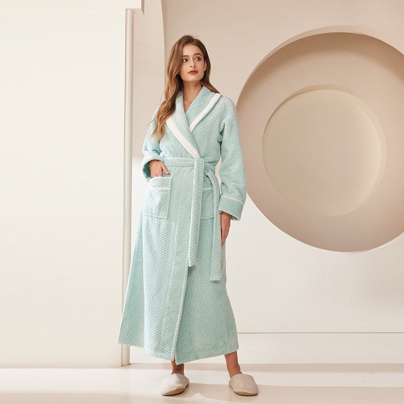 Peignoir femmes-vert clair