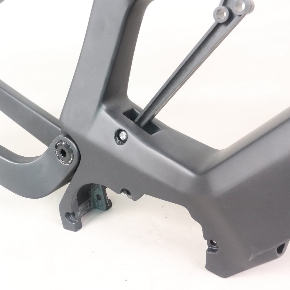 29er Suspension E-MTB Bike Carbon Frame E69 Compatible with Bafang M510 M500 M600 mid motor 250W  include motor and battery