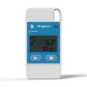 Registrador de datos de temperatura inalámbrico USB multiusos inteligente de 90 días, pantalla LCD en monitoreo ambiental - Product Image 1