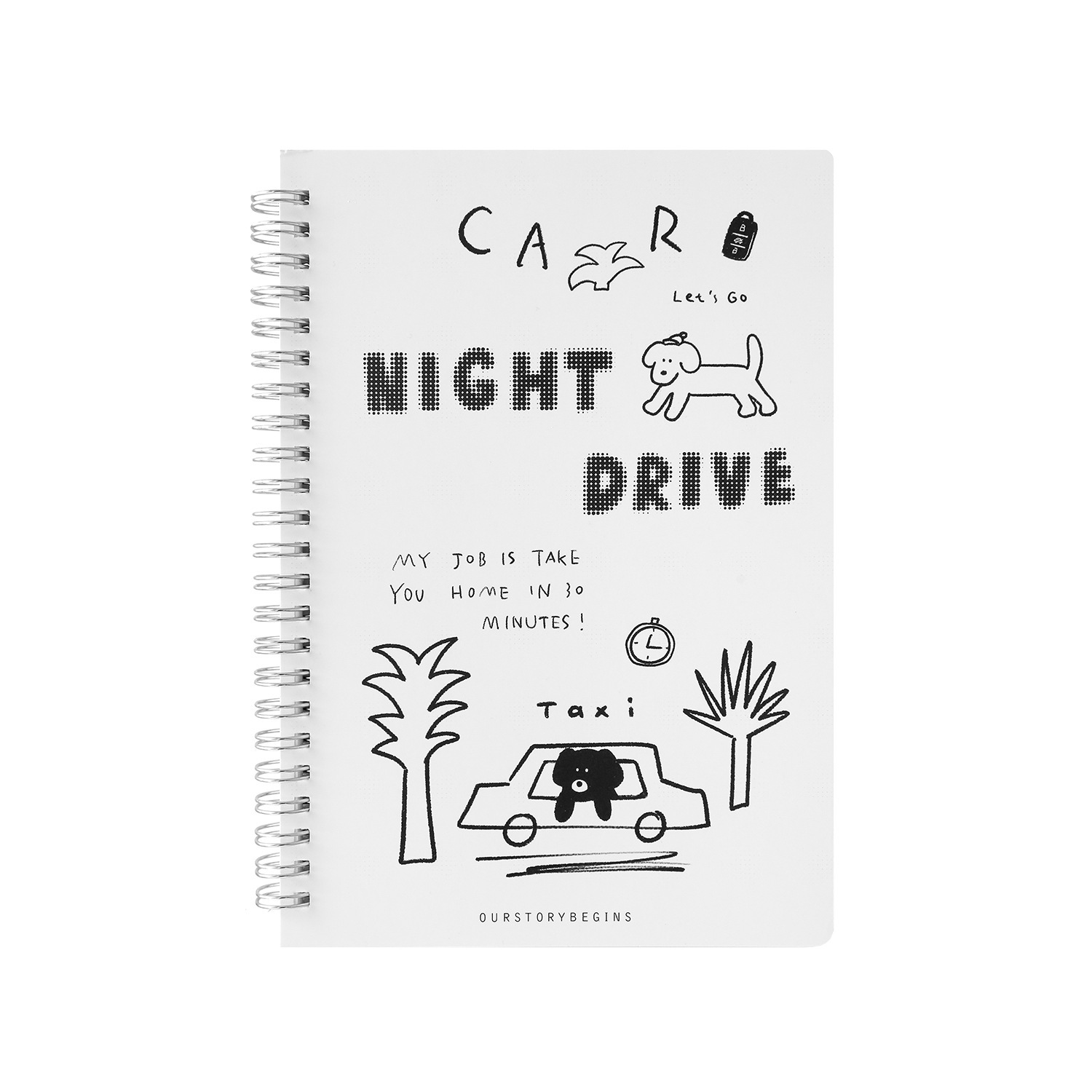 Black-and-white puppy style version 2-68 pages