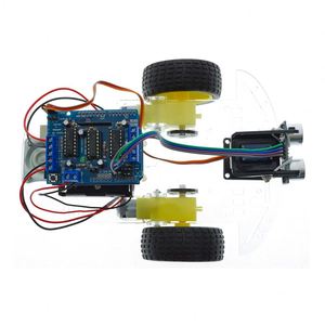 OEM/ODM pädagogische Roboter 2WD Hindernisvermeidung Roboter-Autokit programmierbarer RC-Autokit