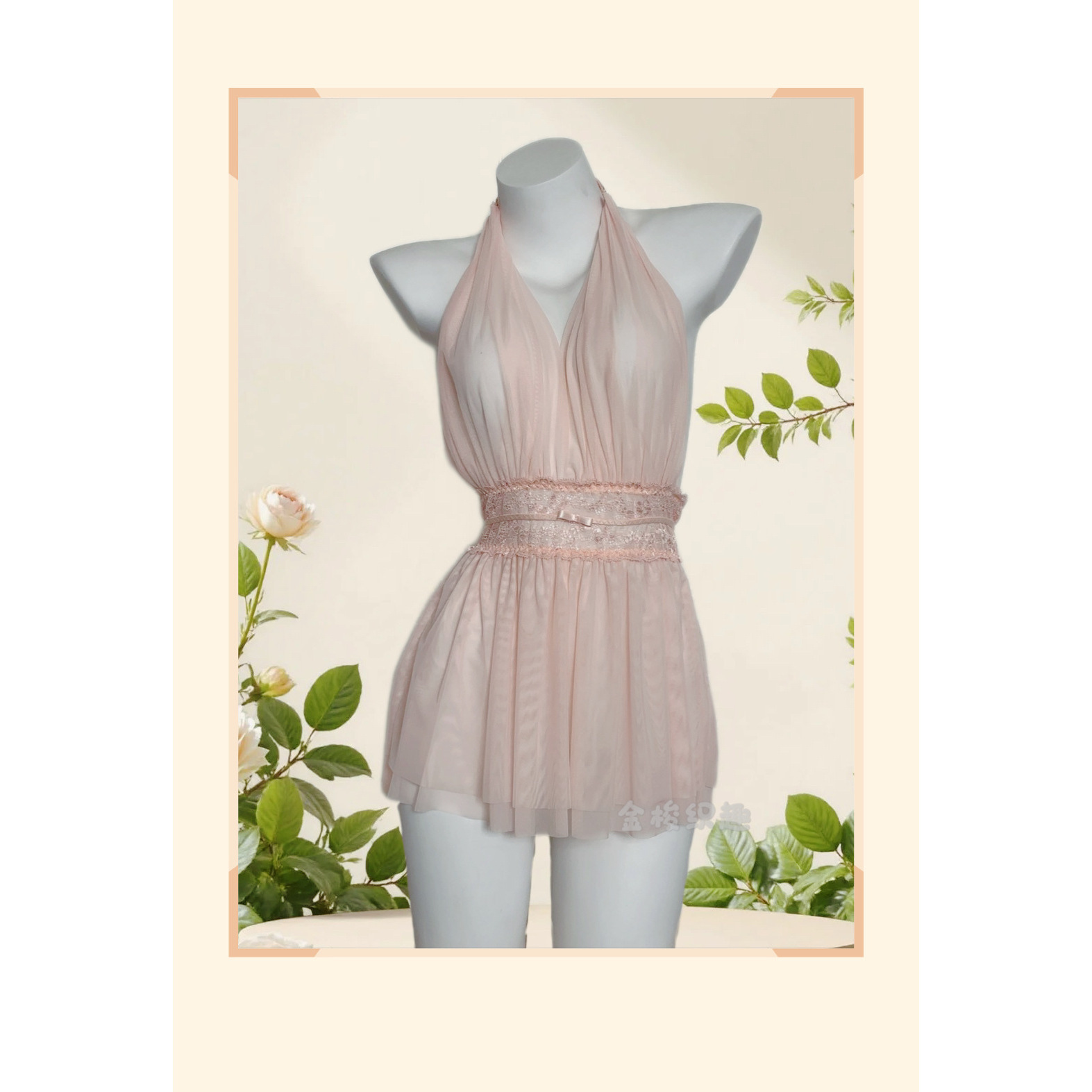 vestido naranja