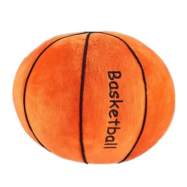 Ballon de football en peluche pour enfants d'âge préscolaire, jouet OEM, LOGO personnalisé, ballon de basket-Ball en peluche souple