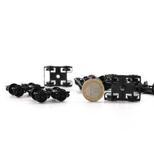 HP23HO 12pcs Model <strong>Train</strong> HO Scale 1:87 POM <strong>Bogies</strong> With 36" Plastic Wheels Model <strong>Bogies</strong>