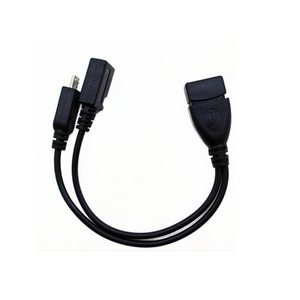 2合1微型USB至USB 2.0 OTG适配器电缆，带微型USB电源，适用于亚马逊电视平板电脑智能手机 - Product Image 3