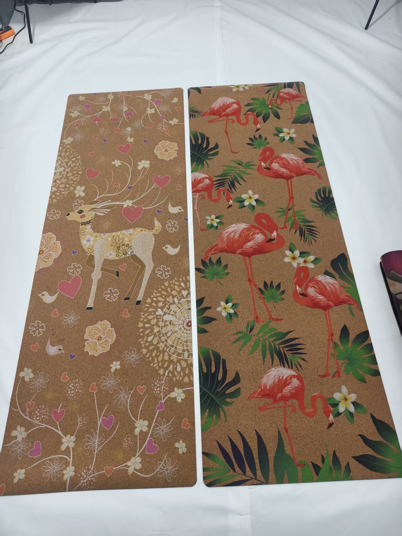 Tapis de yoga en liège - Animaux