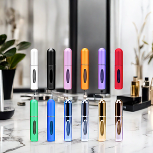 Grosir botol semprot parfum Mini, kotak perawatan diri Mewah Unik botol kabut semprot parfum Mini <span class=keywords><strong>Atomizer</strong></span> aluminium perjalanan portabel 5ml 10ml - Product Image 2