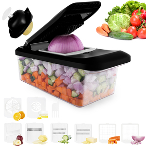 Çok İşlevli 10 1 paslanmaz çelik mutfak dilimleme gıda parçalayıcı sebze kesici mutfak dilimleme ile Dicer konteyner - Product Image 1
