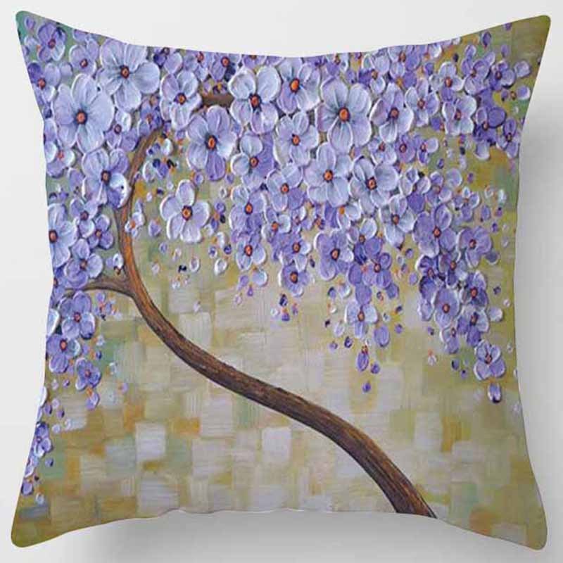 Motif de fleurs violet clair