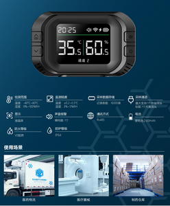 Registrador digital de temperatura y humedad de alta precisión Monitoreo en tiempo real para aplicaciones industriales y de invernadero - Product Image 5