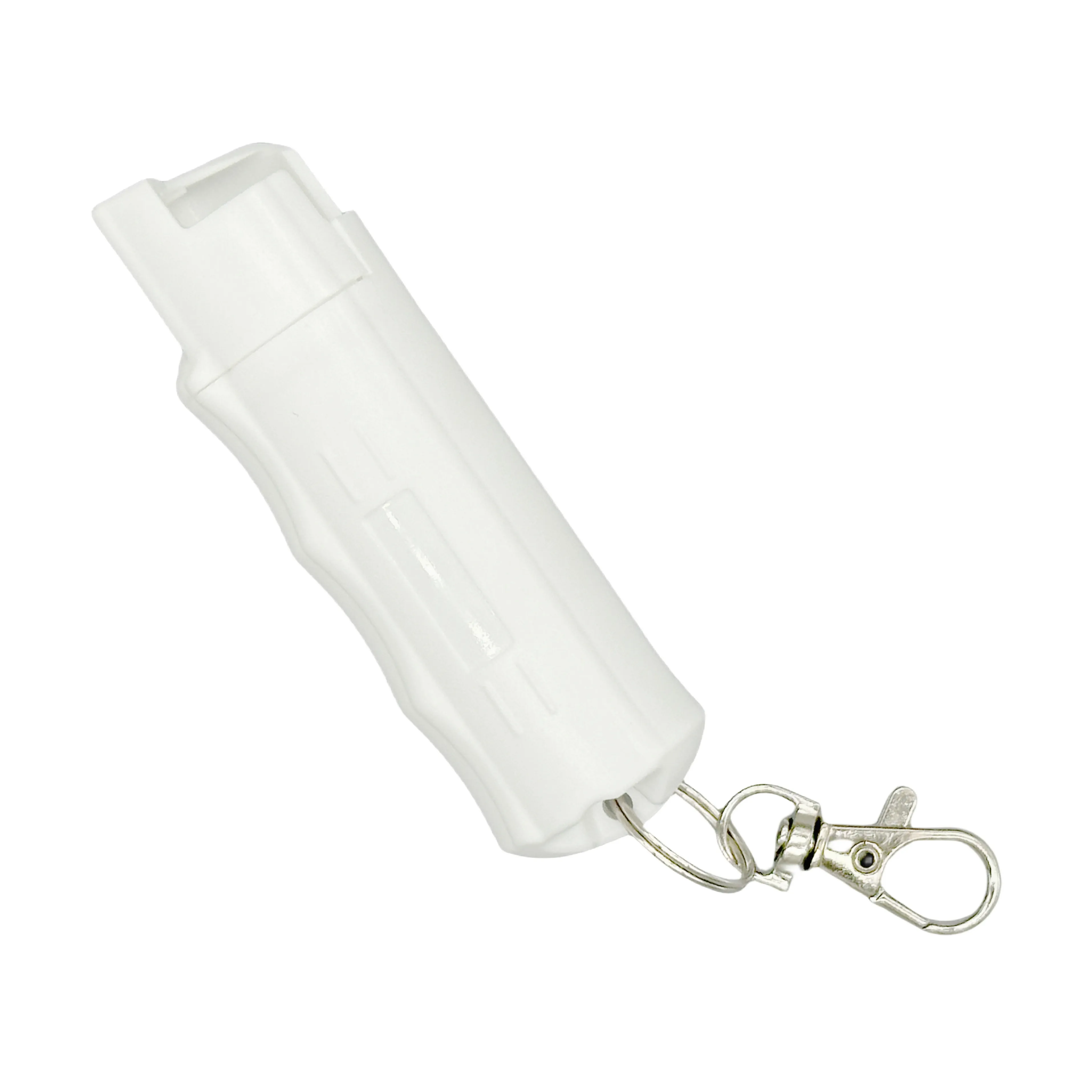 2023 new product self defense spray shell keychain set plastic case alarm set Gel label spray