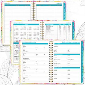 LABON A5 Diary Personalized Journal Planner Customizable Writing Spiral <strong>Notebooks</strong> <strong>With</strong> Colored <strong>Index</strong> Tab Divider - Product Image 5