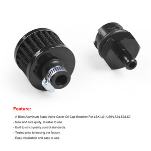 Alüminyum kütük VANA KAPAĞI yağ kapağı havalandırma uydurma için filtre ile LSX LS1 LS6 LS2 LS3 LS7 motor bölmesi - Product Image 4