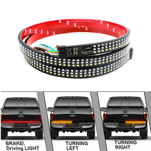 レッドブレーキ/アンバーターンシグナル48 "<span class=keywords><strong>Led</strong></span>テールゲートライトバーストリップレッドライントリプル<span class=keywords><strong>LED</strong></span>テールライトダッジラムトラックRVSUVピックアップ用