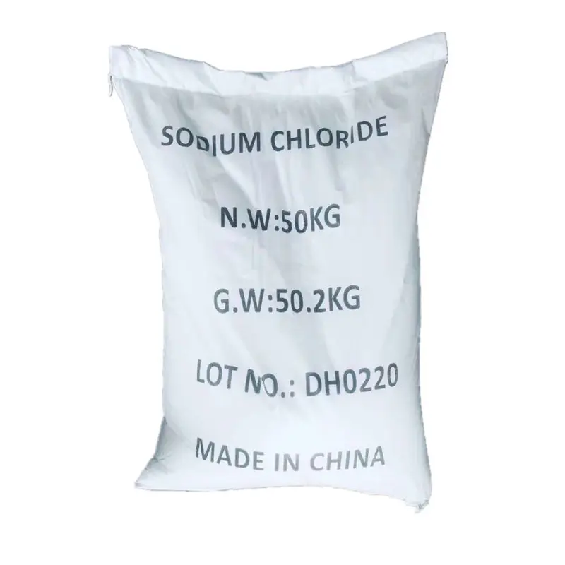 Prezzo di produzione del sale di sale per tonnellata di cloruro di sodio sottovuoto raffinato nacl PDV sale industriale iodato