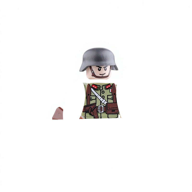 National soldier model c-10-person set with weapons
