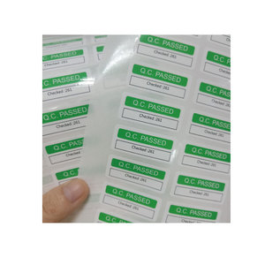 工場カスタム印刷ビニールラベルQC合格ステッカー - Product Image 2