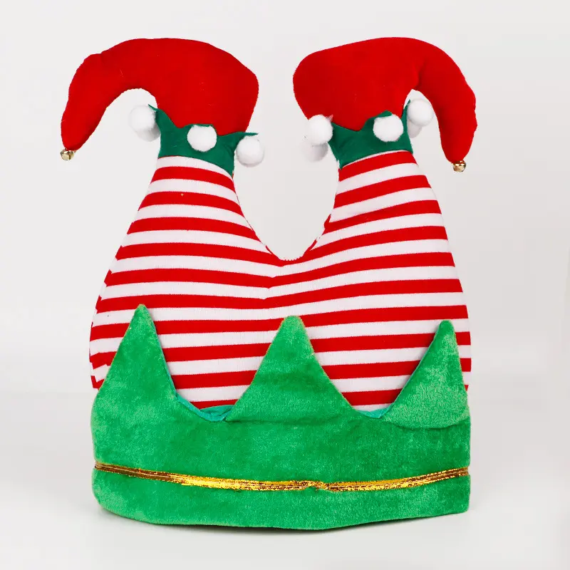 크리스마스 장식 개인화 된 재미있는 크리스마스 모자 평균 크기 바지 다리 크리스마스 모자 휴일 파티 모자