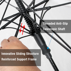 <span class=keywords><strong>Double</strong></span> <span class=keywords><strong>Layer</strong></span> Extra Large Guarda-chuva De Golfe Windproof Waterproof Heavy Duty Auto Open Oversized Rain Umbrella