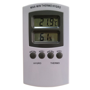 Termómetro interior MAX-Min con higrómetro Pantalla LCD Medidor digital de temperatura y humedad - Product Image 1