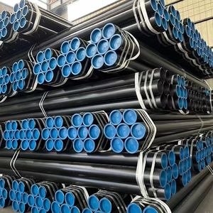 ASTM A106 A53 Sch40 APL 3PE CS Carbono Seamless Steel Pipe para Oil <span class=keywords><strong>Pipeline</strong></span> Construção