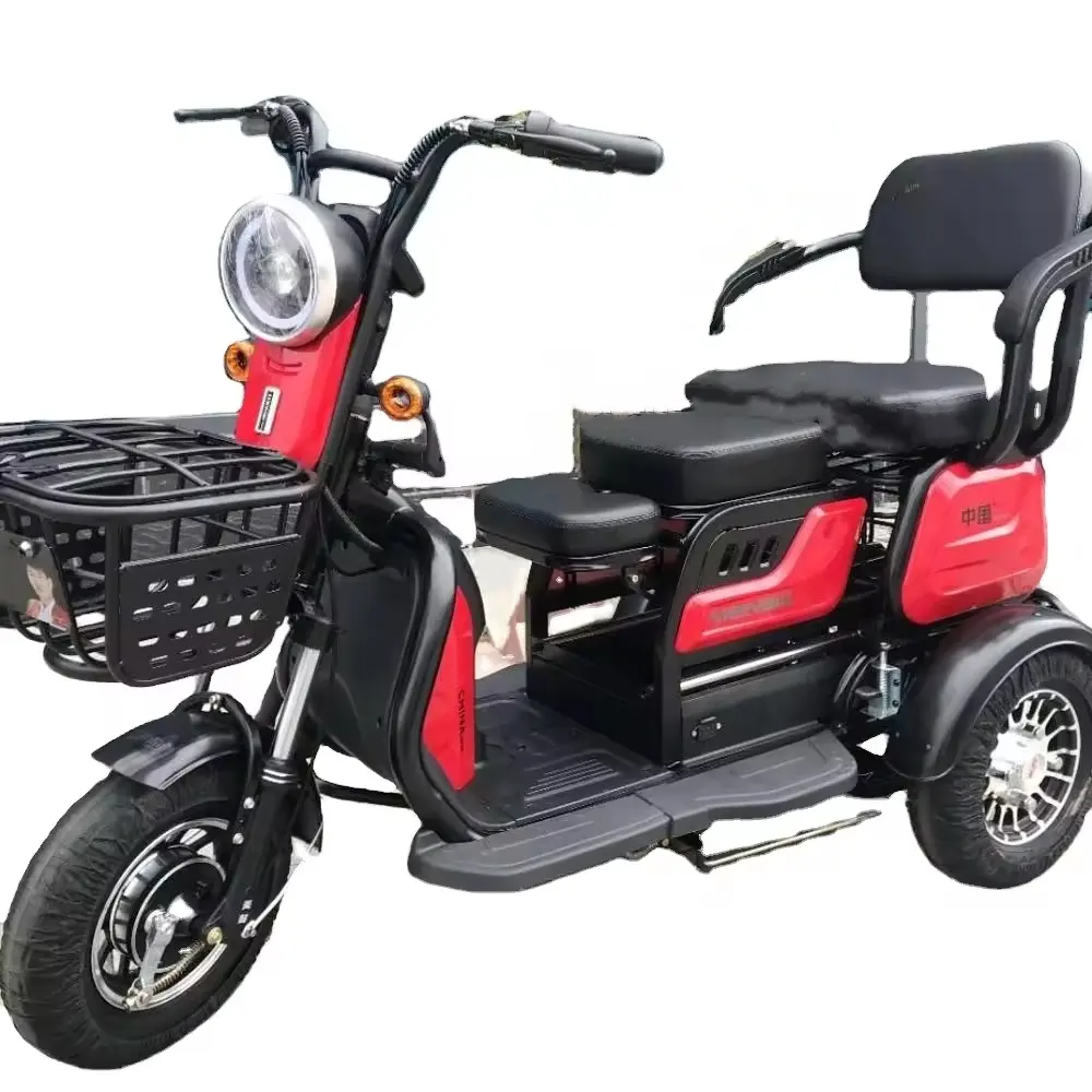 China Barato adulto triciclo elétrico 3 Rodas Triciclo Veículo Elétrico Para 2 Pessoas