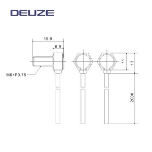 PAR06STM01P3 NPN/PNP Salida IP67 Sensor fotoeléctrico láser
