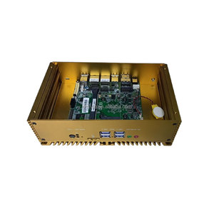 Fabrika gömülü fansız Mini PC J4125 J4105 N4000 endüstriyel PC 2LAN LVDS 8USB DDR4 ACL662 ACL887 SIM Mini bilgisayar - Product Image 4