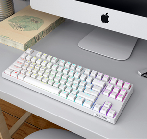 Teclado mecánico inalámbrico de tres modos personalizado Teclado mecánico para juegos RGB de conexión en caliente para computadora de escritorio - Product Image 4