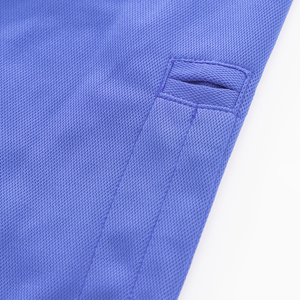Black and Blue Long Sleeve Security Guard <strong>T</strong> Shirt With Collar and Reflective Strips for Enhanced Visibility and Safety - Product Image 4