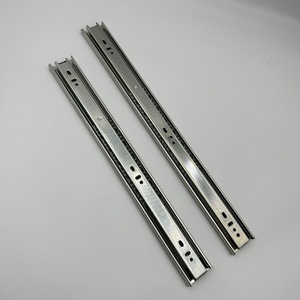 Fabricação 45mm telescópico completa extensão Canal Rails Ball Bearing Gabinete gaveta Slides