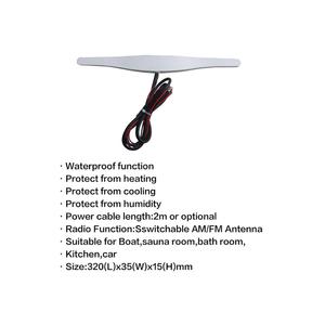 Hasda H-833 Marine Thuyền Du Thuyền Đài Phát Thanh Stereo Máy Nghe Nhạc Cd Receiver Bó Kết Hợp Với 6.5 "4-Cách Loa Đồng Trục - Product Image 5