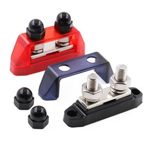 <strong>Busbar</strong> <strong>Dual</strong> 3/8 Studs Terminal Power Distribution Block for Auto Car Marine Boat - Product Image 2