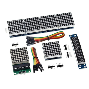 MAX7219 Dot <strong>Matrix</strong> Module Microcontroller Module Control Module Display Module 4 In One Display With 5P Line - Product Image 2