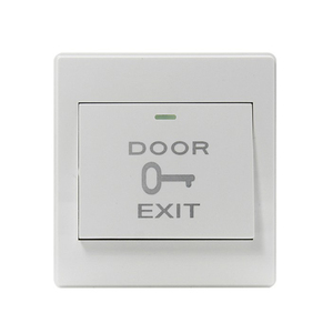86*86 millimetri DC 12V di Uscita Pulsante di Rilascio Interruttore con il Tasto Box per Porta Sistema di Controllo di Accesso pannello di plastica Pulsante - Product Image 1