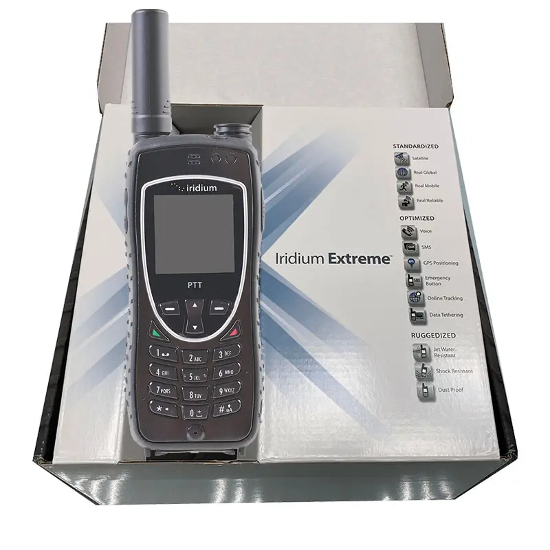 State-of-the-art Iridium 9575 satellite phone with GPS positioning for outdoor communications Worldwide coverage