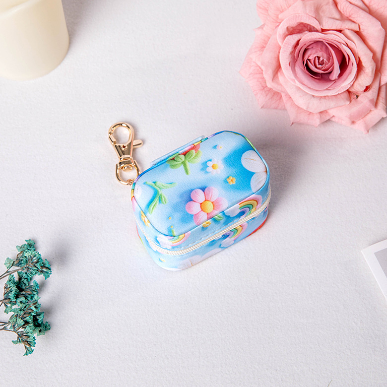 Sky Blue (Flower Print)