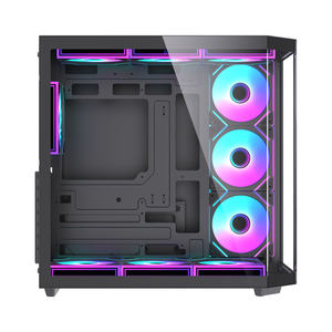 Lovingcool fabbrica di vetro temperato <span class=keywords><strong>Computer</strong></span> Tower <span class=keywords><strong>Case</strong></span> Gaming <span class=keywords><strong>Atx</strong></span> Pc custodia M-<span class=keywords><strong>ATX</strong></span> ITX Desktop Full Tower custodia Pc con alimentazione - Product Image 4