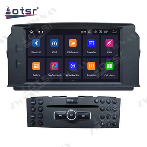 Android 11 PX6 64G araba radyo GPS navigasyon ünitesi için MERCEDES BENZ C sınıfı C180/C200/MERCEDES W204 kaydedici multimedya oynatıcı - Product Image 2