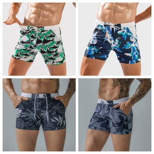 Oem dijital baskı Polyester Spandex erkek mayoları erkekler için Logo ile özel mayo erkekler spor mayo - Product Image 3