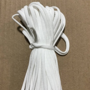 N95缝纫弹性耳环束带5毫米平织弹性软线平环缝纫项目 - Product Image 1