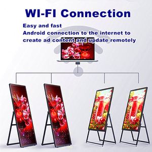 HXXK TOUCH portatile Android Smart lettore di pubblicità LCD per interni Digital Signage mostra la specificazione del chiosco di uso del negozio al dettaglio - Product Image 2